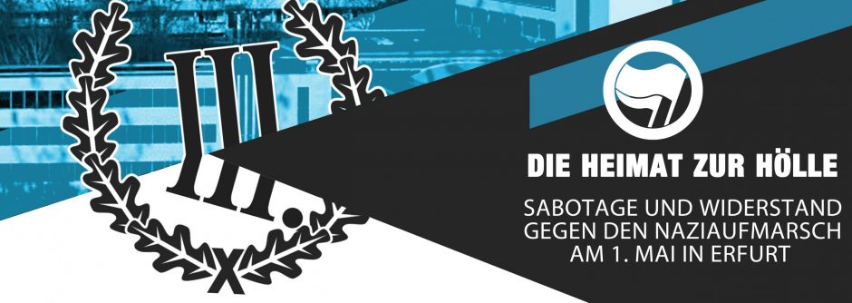 Gegen das Konstrukt von „Volk und Heimat“ – den Naziaufmarsch am 1. Mai 2020 in Erfurt verhindern